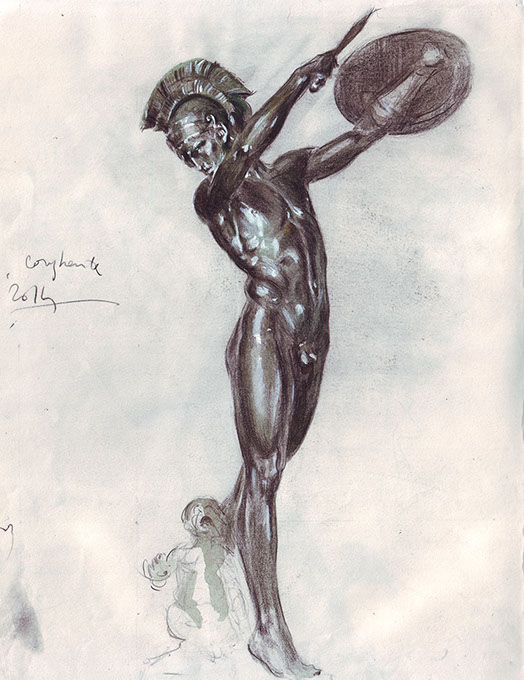 dessin d'après sculpture